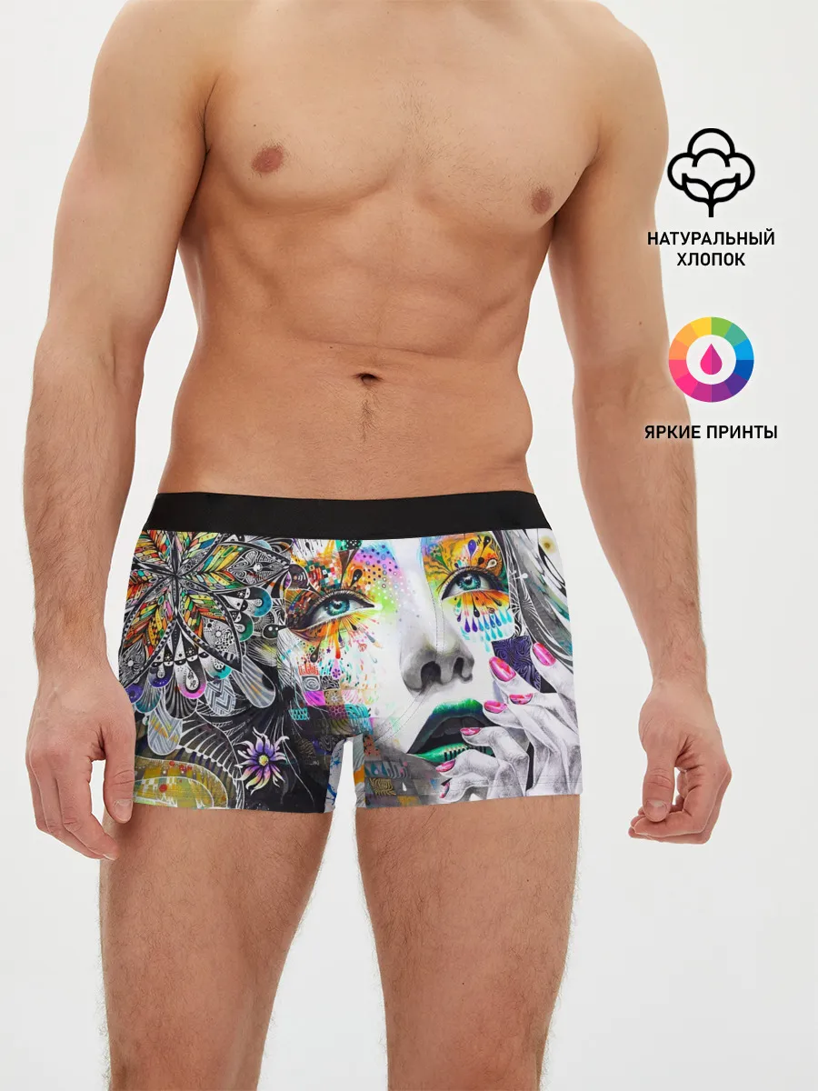 Мужские трусы боксеры / Абстрактная