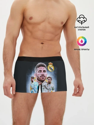 Мужские трусы боксеры / СЕРХИО РАМОС / SERGIO RAMOS