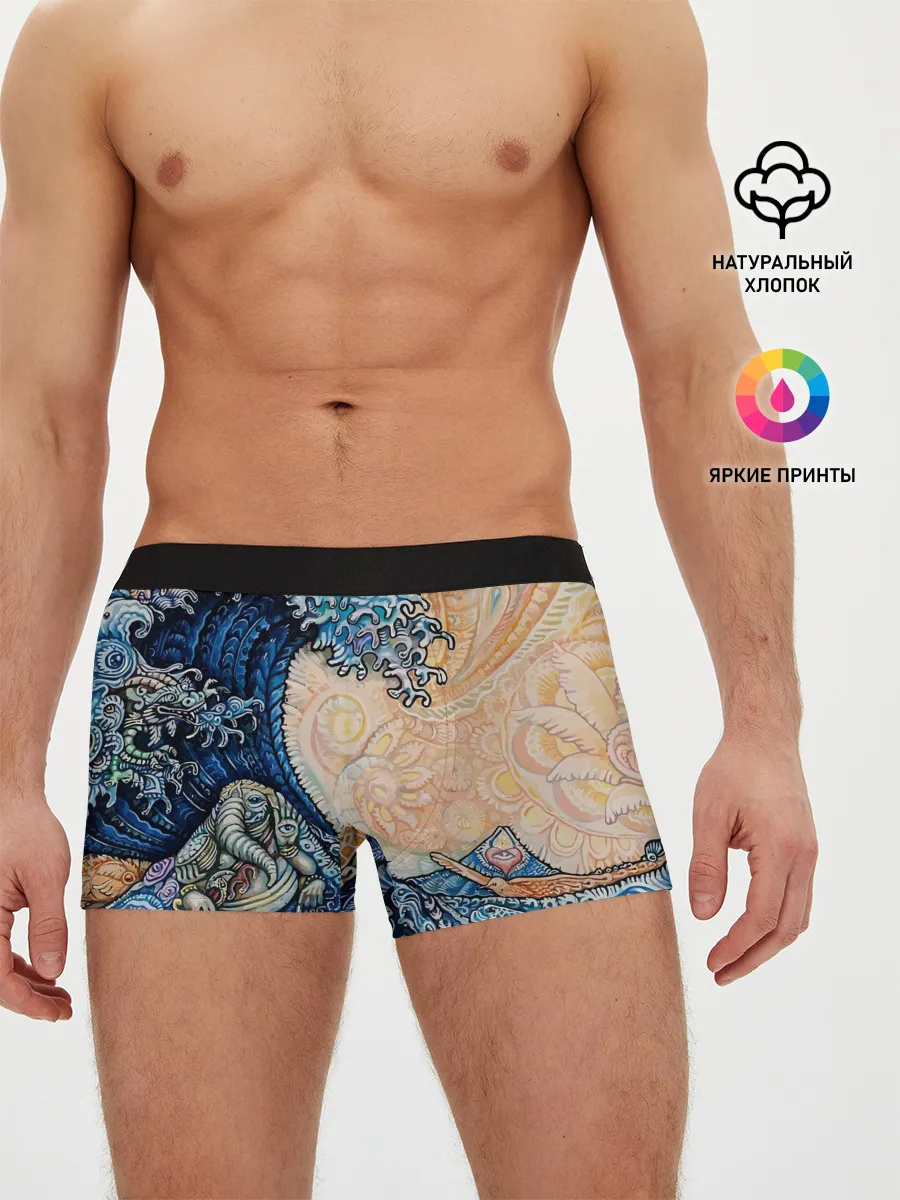 Мужские трусы боксеры / Indian Ocean psychedelics