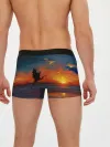 Мужские трусы боксеры / Прибрежный закат