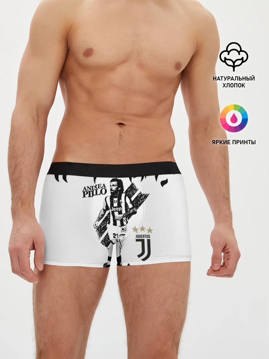 Мужские трусы боксеры / Андреа Пирло/Andrea Pirlo