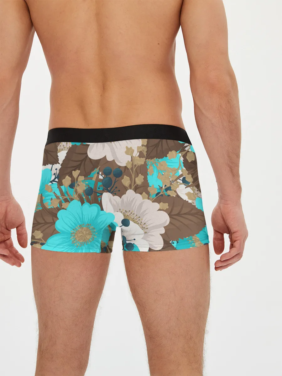 Мужские трусы боксеры / Красивые цвеТы