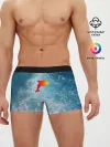 Мужские трусы боксеры / Дельфин в море