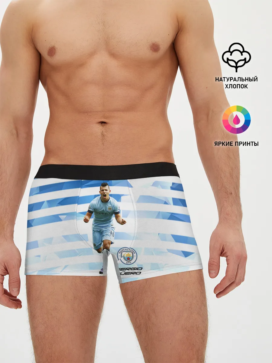 Мужские трусы боксеры / Серхио Aгуэро