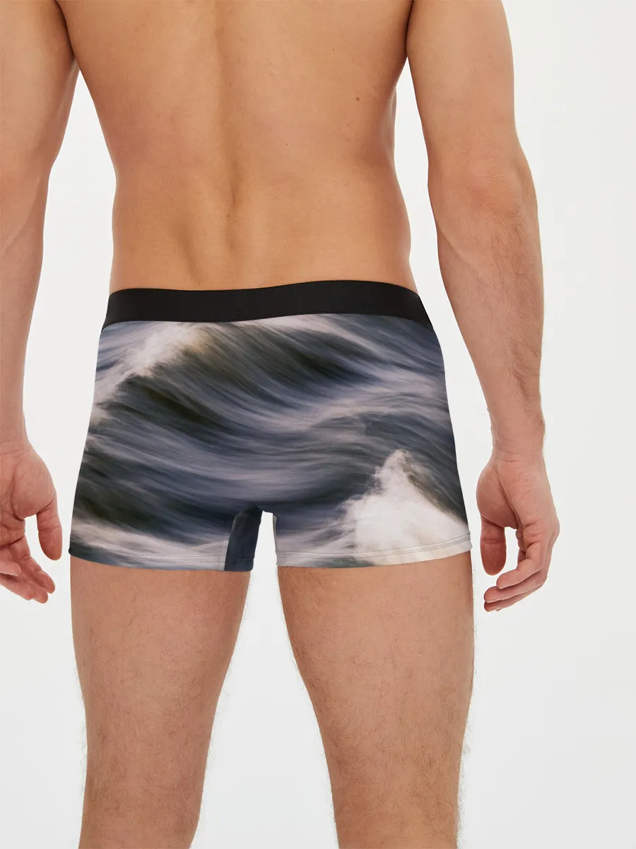 Мужские трусы боксеры / Море волнуется