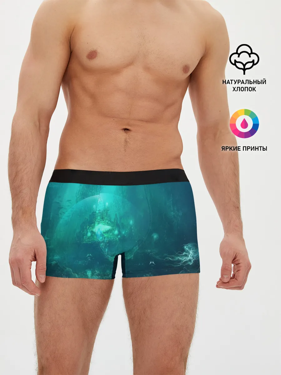 Мужские трусы боксеры / Дно морское