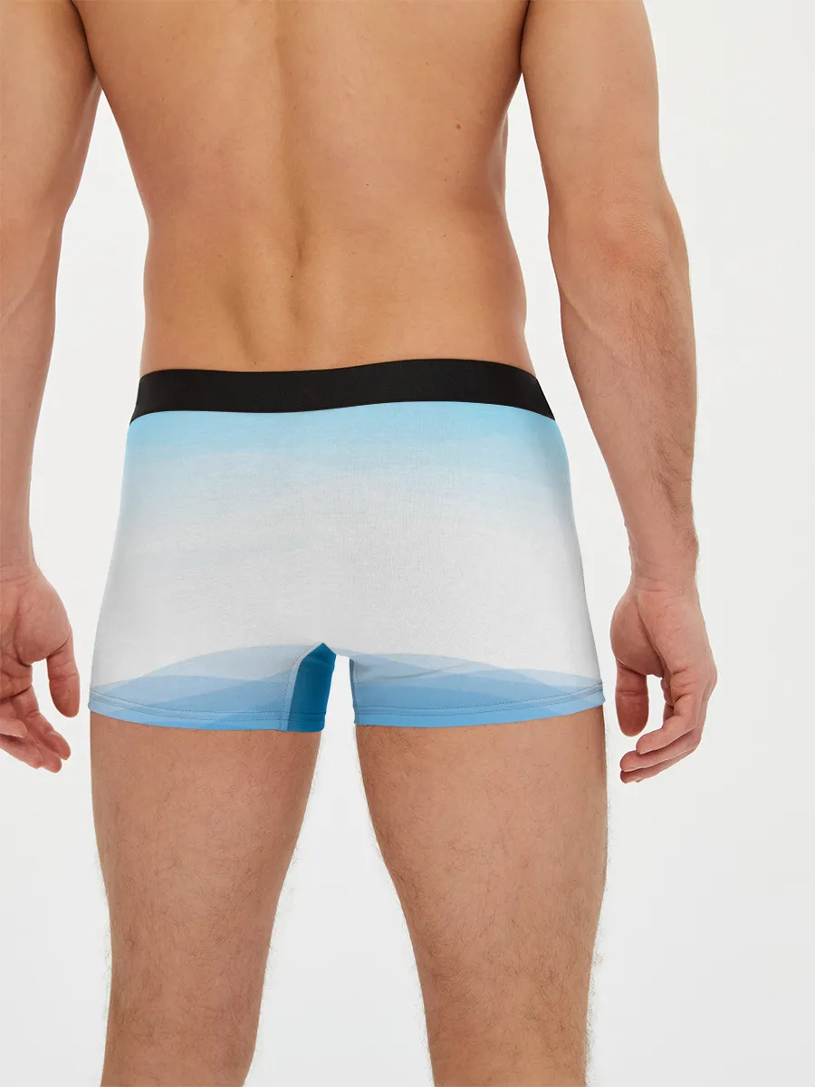 Мужские трусы боксеры / Дельфин единорог