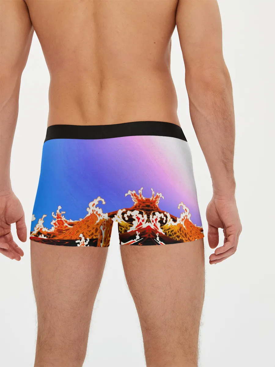 Мужские трусы боксеры / Осьминог в Лаве | Градиент