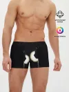 Мужские трусы боксеры / Пара | Силуэты черных кошек