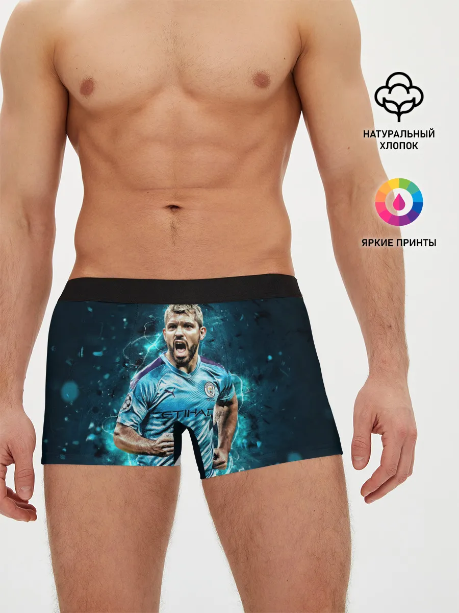 Мужские трусы боксеры / Серхио Агуэро