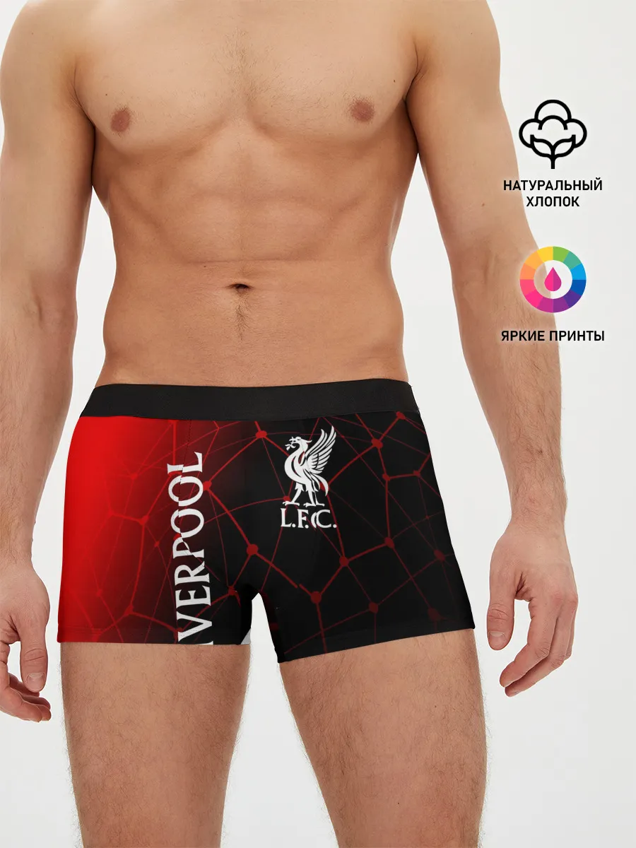 Мужские трусы боксеры / LIVERPOOL / ЛИВЕРПУЛЬ / СПОРТ