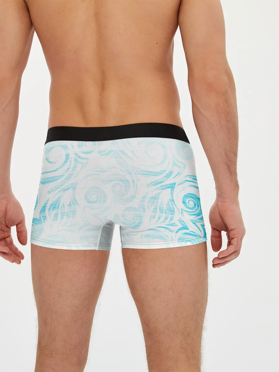 Мужские трусы боксеры / Пингвин рыбачит