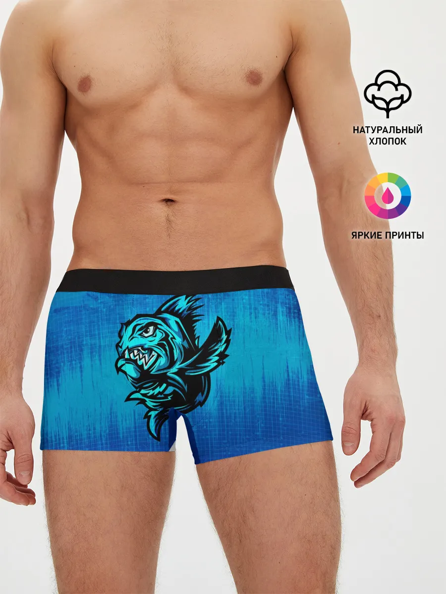 Мужские трусы боксеры / Пиранья