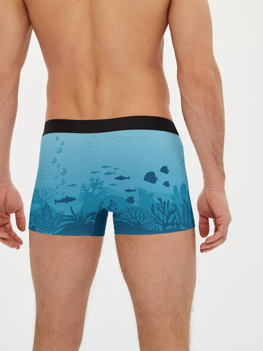 Мужские трусы боксеры / Mermaid | Русалка | Русалочка