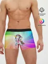 Мужские трусы боксеры / Танцующий единорог | Unicorn DAB