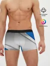 Мужские трусы боксеры / 3D СЕРЕБРО BLUE LINES