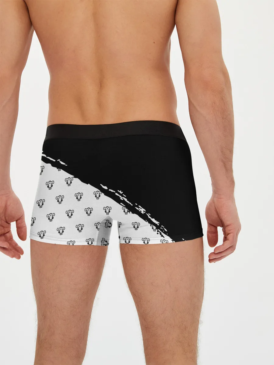 Мужские трусы боксеры / Черные быки | Чёрный клевер