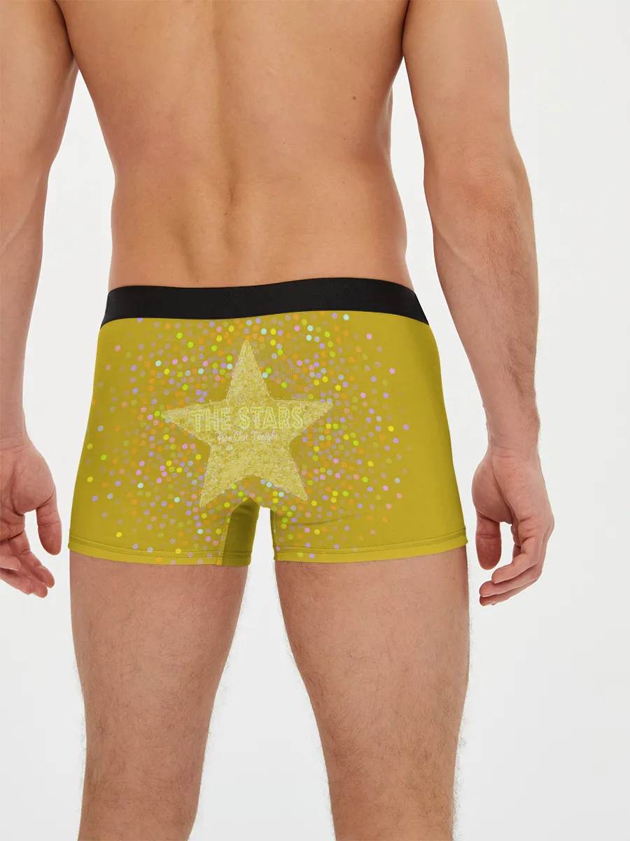 Мужские трусы боксеры / David Bowie Gold Star