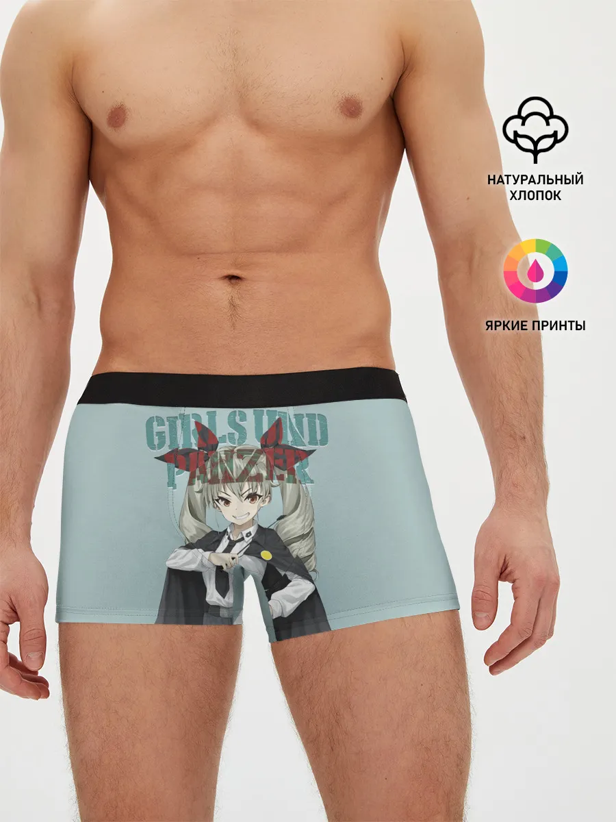 Мужские трусы боксеры / Girls und Panzer