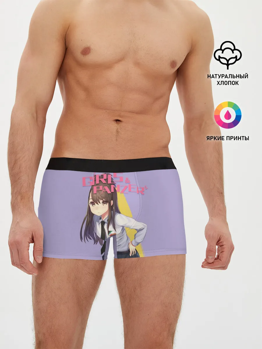 Мужские трусы боксеры / Девушки и Танки