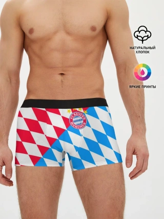 Мужские трусы боксеры / ФК БАВАРИЯ / BAYERN / МЮНХЕН