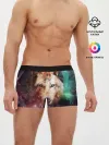 Мужские трусы боксеры / Красивый волк