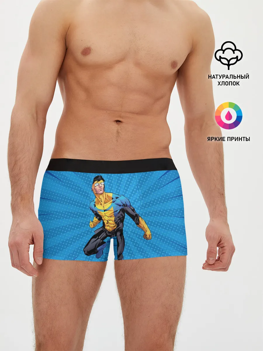 Мужские трусы боксеры / Марк Грэйсон Неуязвимый