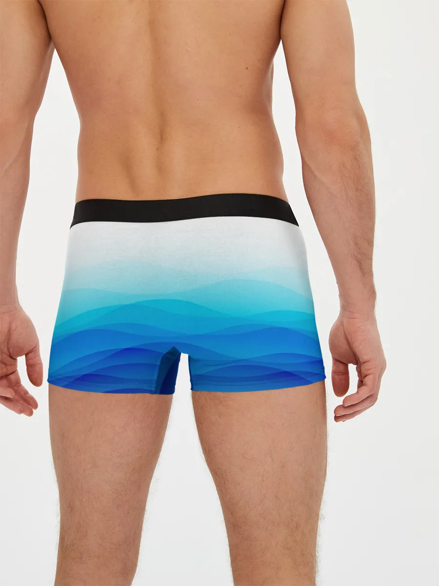 Мужские трусы боксеры / Котик русалочка | Русалка с сердечком