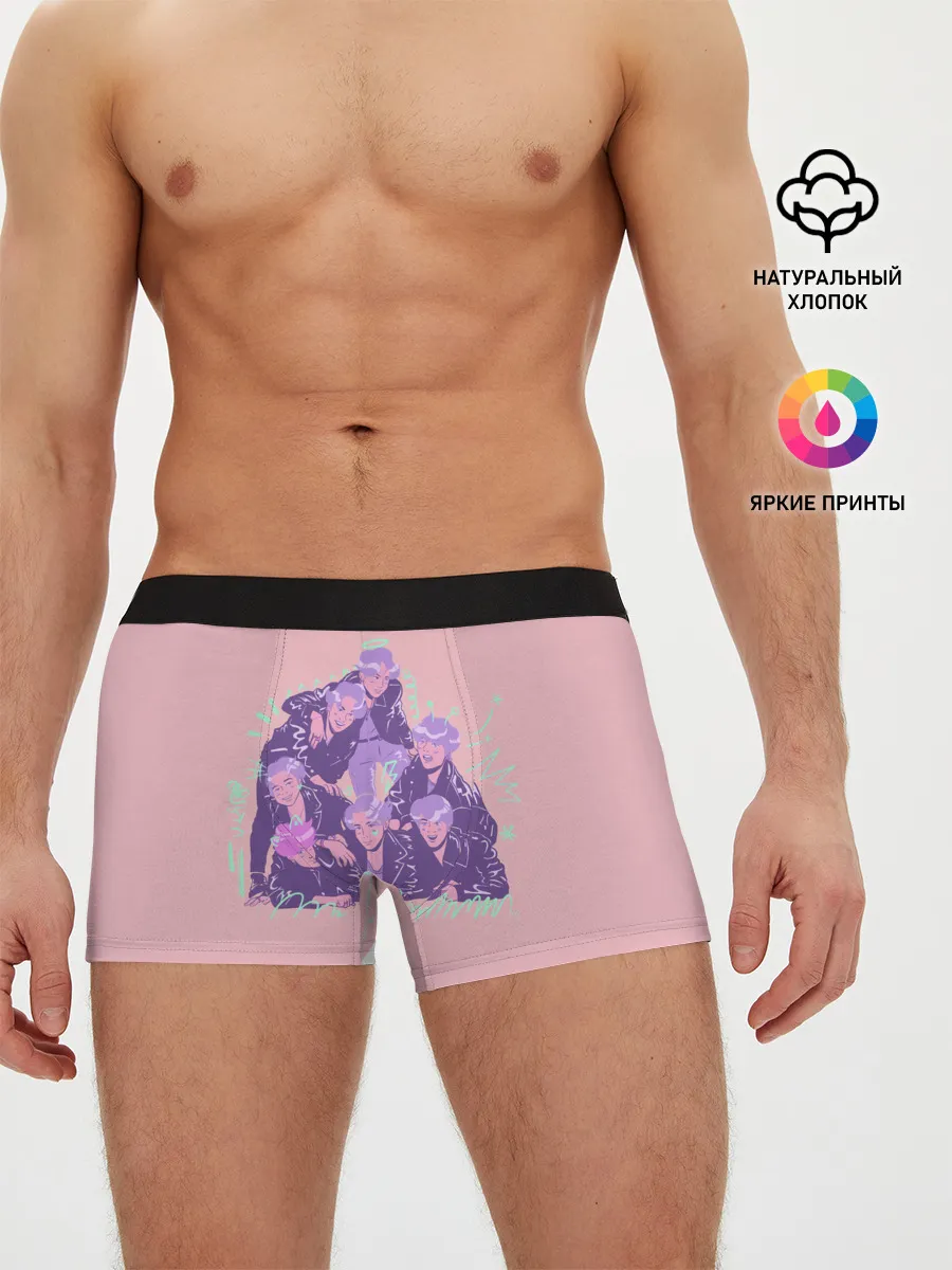 Мужские трусы боксеры / BTS Band