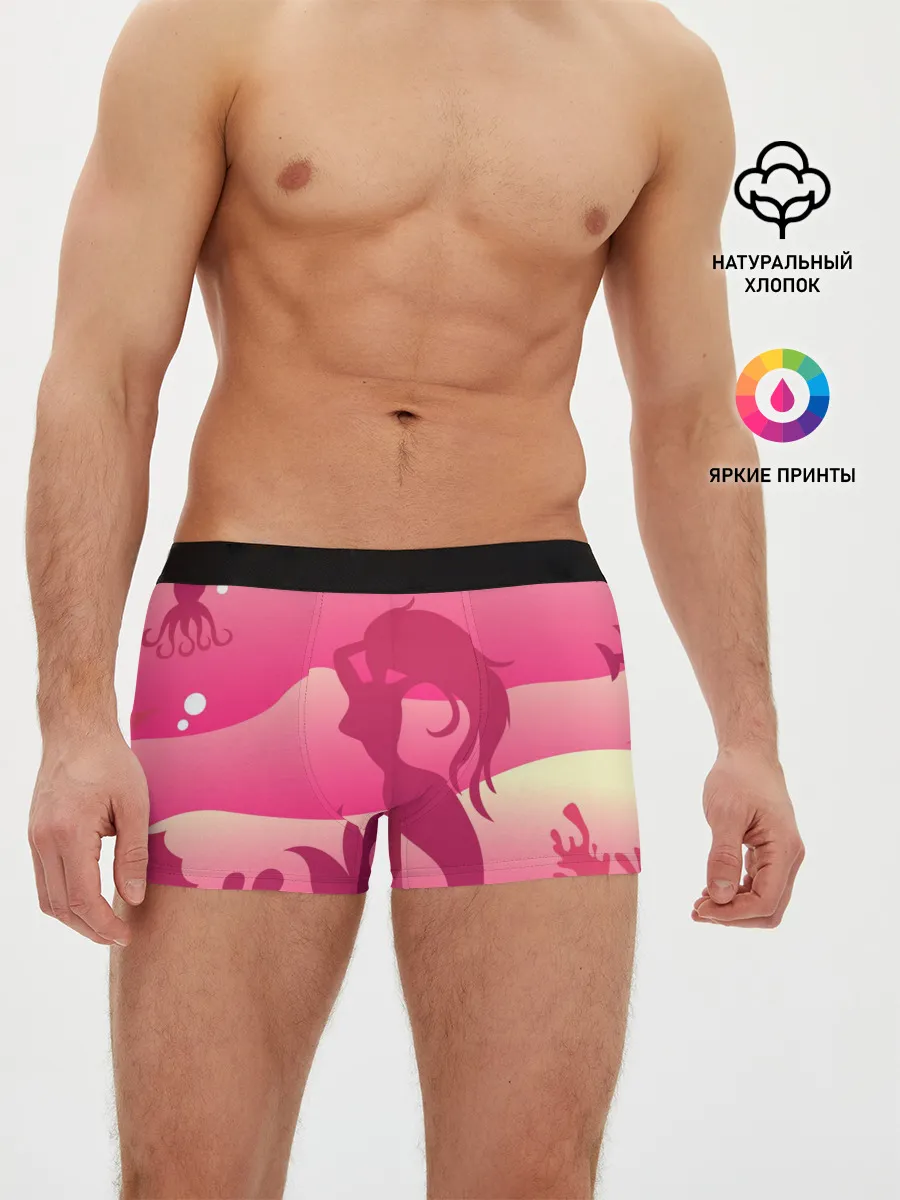 Мужские трусы боксеры / Русалка