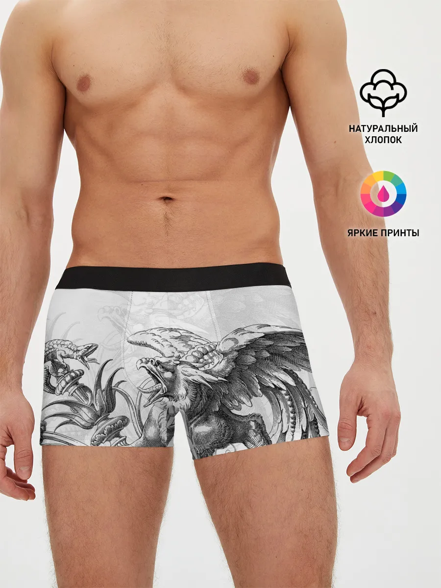 Мужские трусы боксеры / Грифон