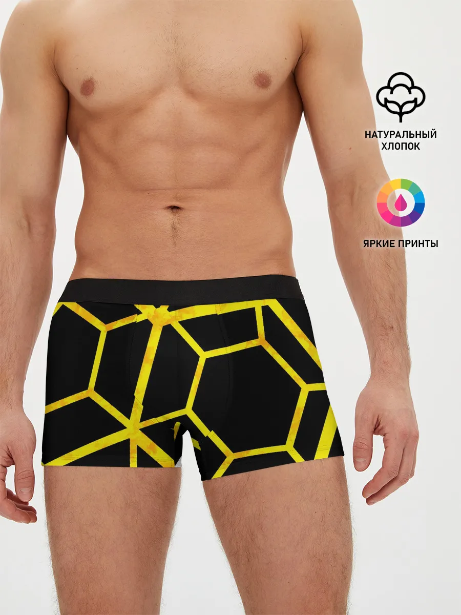Мужские трусы боксеры / Hexagon