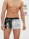 Мужские трусы боксеры / Черно-Белый Арт