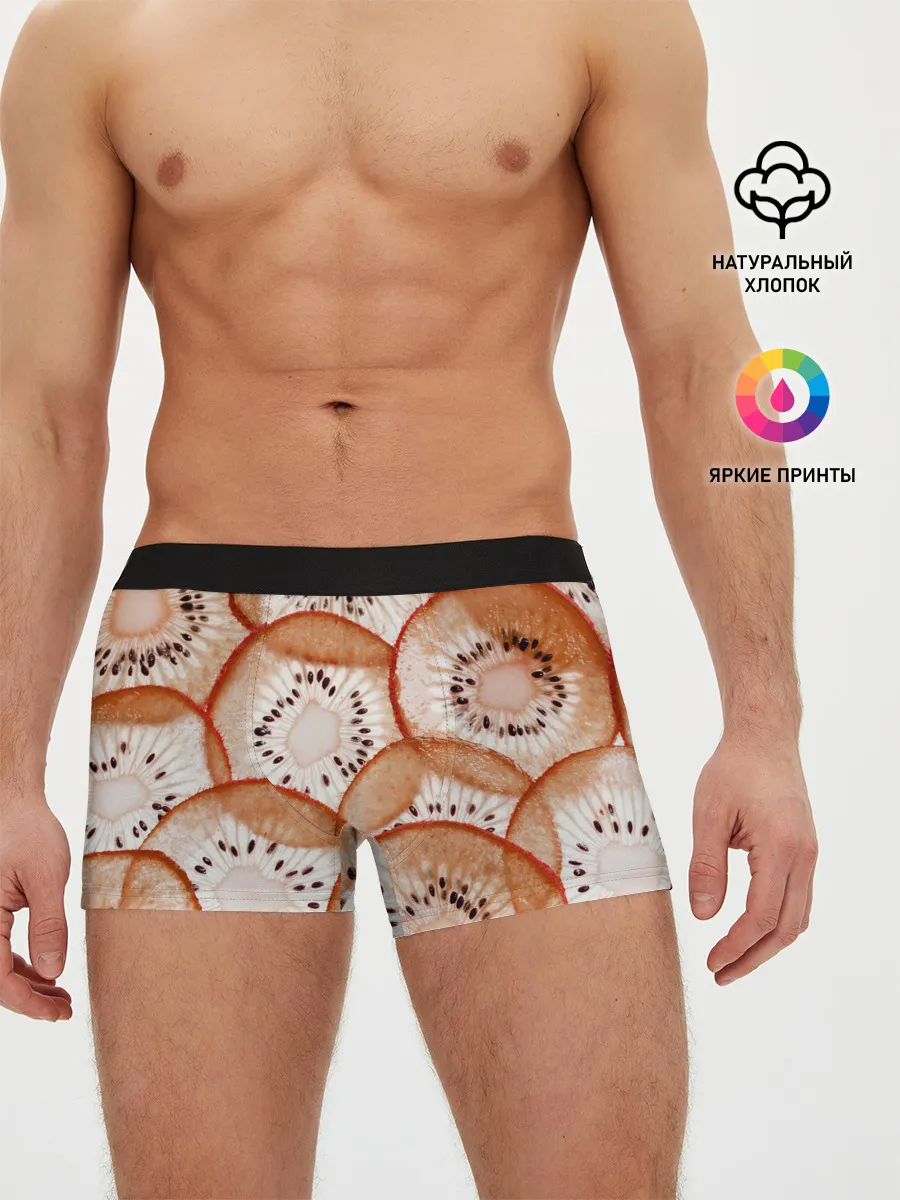 Мужские трусы боксеры / Красный Киви