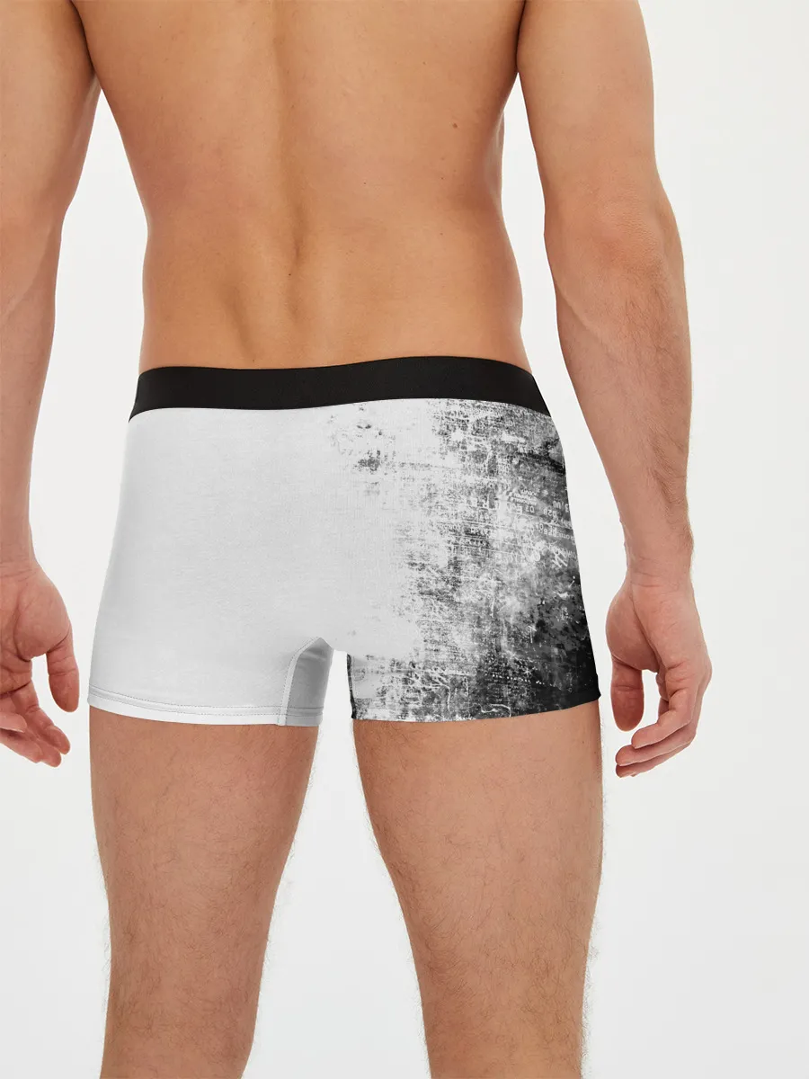 Мужские трусы боксеры / Черный Аста демон Чёрный клевер