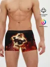 Мужские трусы боксеры / Аста в маске огонь и пламя
