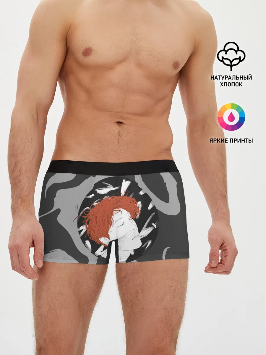 Мужские трусы боксеры / BTS Style