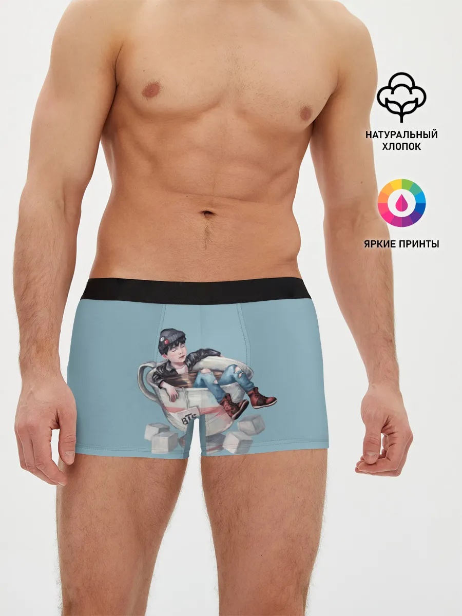 Мужские трусы боксеры / BTS in cup