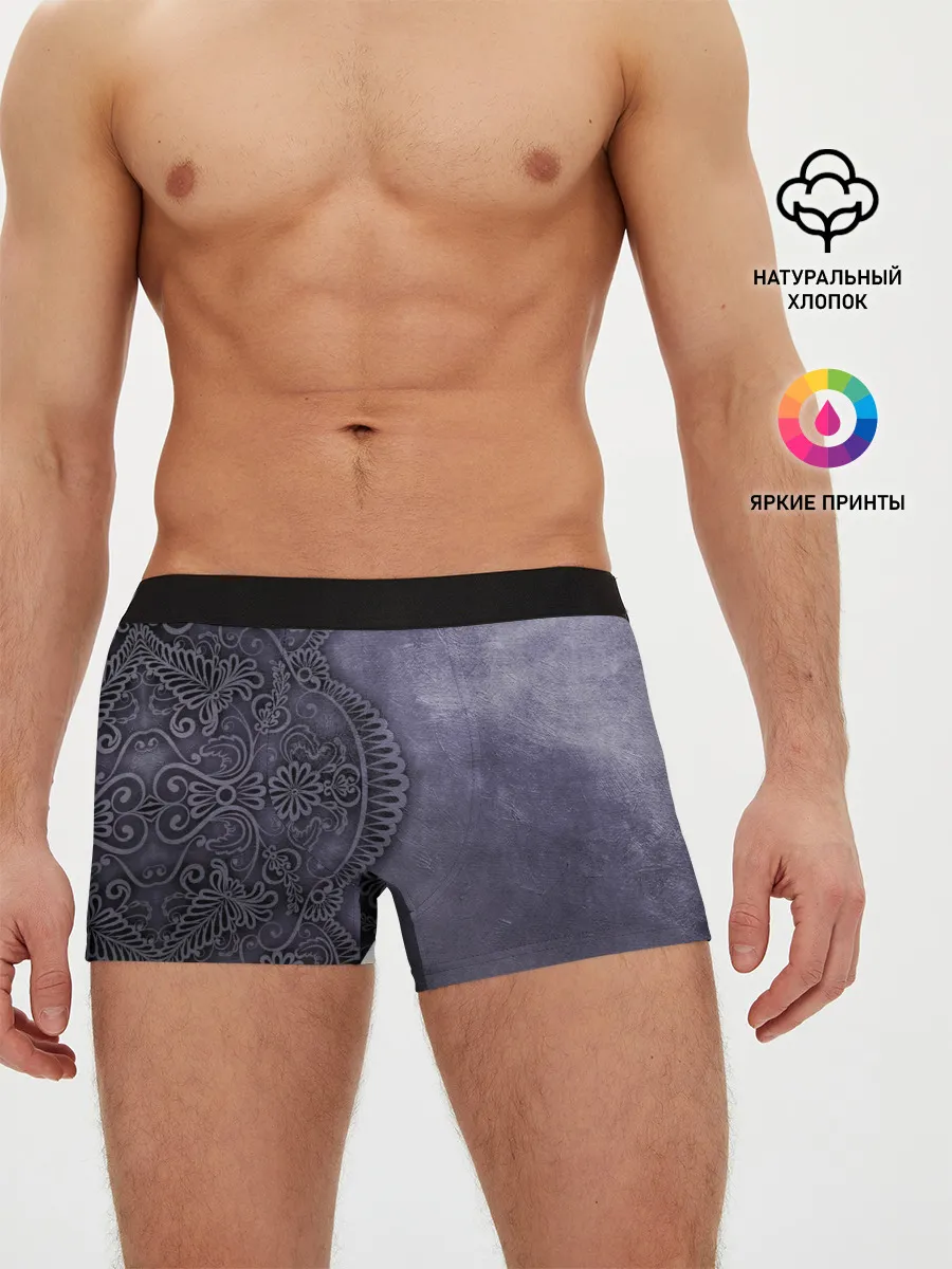 Мужские трусы боксеры / Кружевной Узор