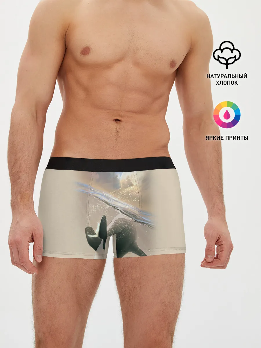Мужские трусы боксеры / косатка