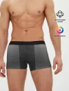 Мужские трусы боксеры / Черно-Серая Кожа