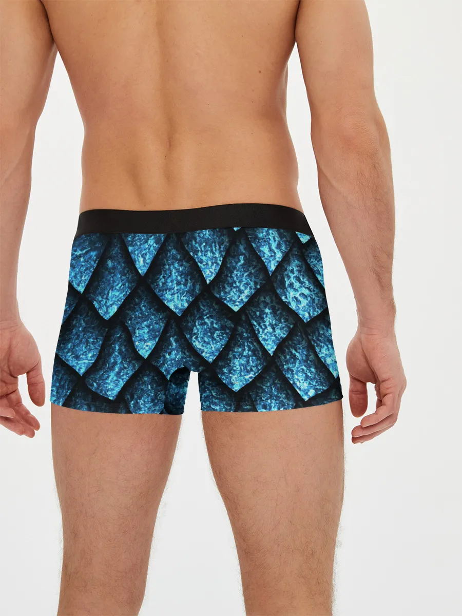 Мужские трусы боксеры / Чешуя ледяного дракона