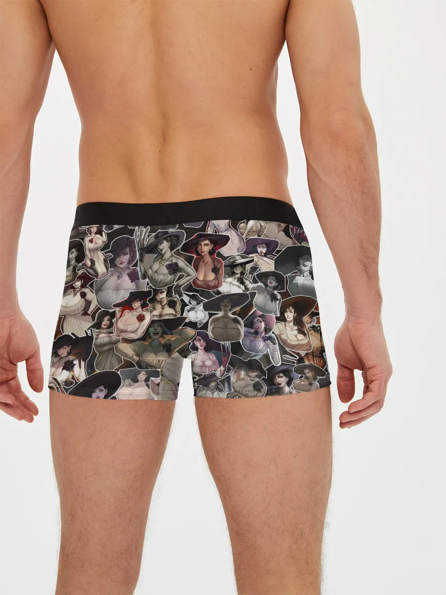 Мужские трусы боксеры / Dimitrescu stikers style