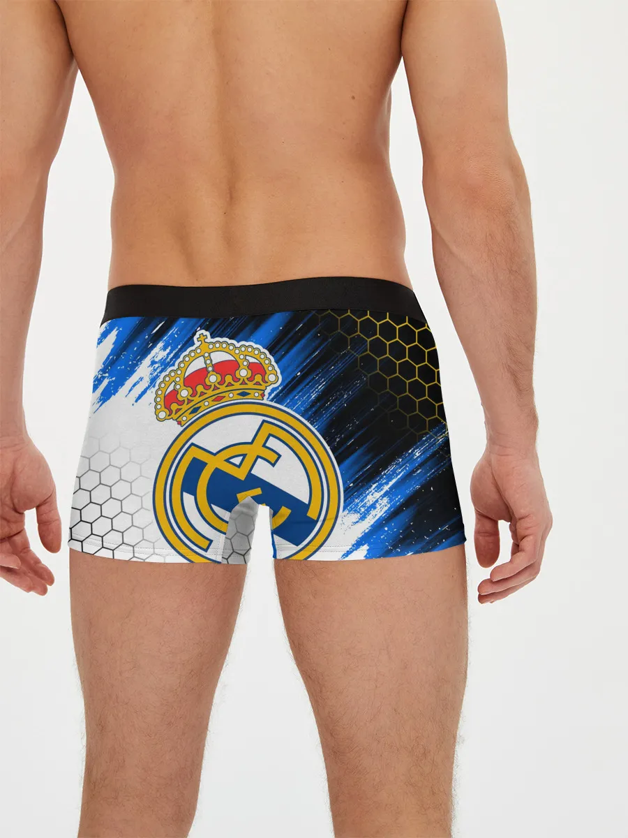 Мужские трусы боксеры / РЕАЛ МАДРИД / НЕОН / NEON