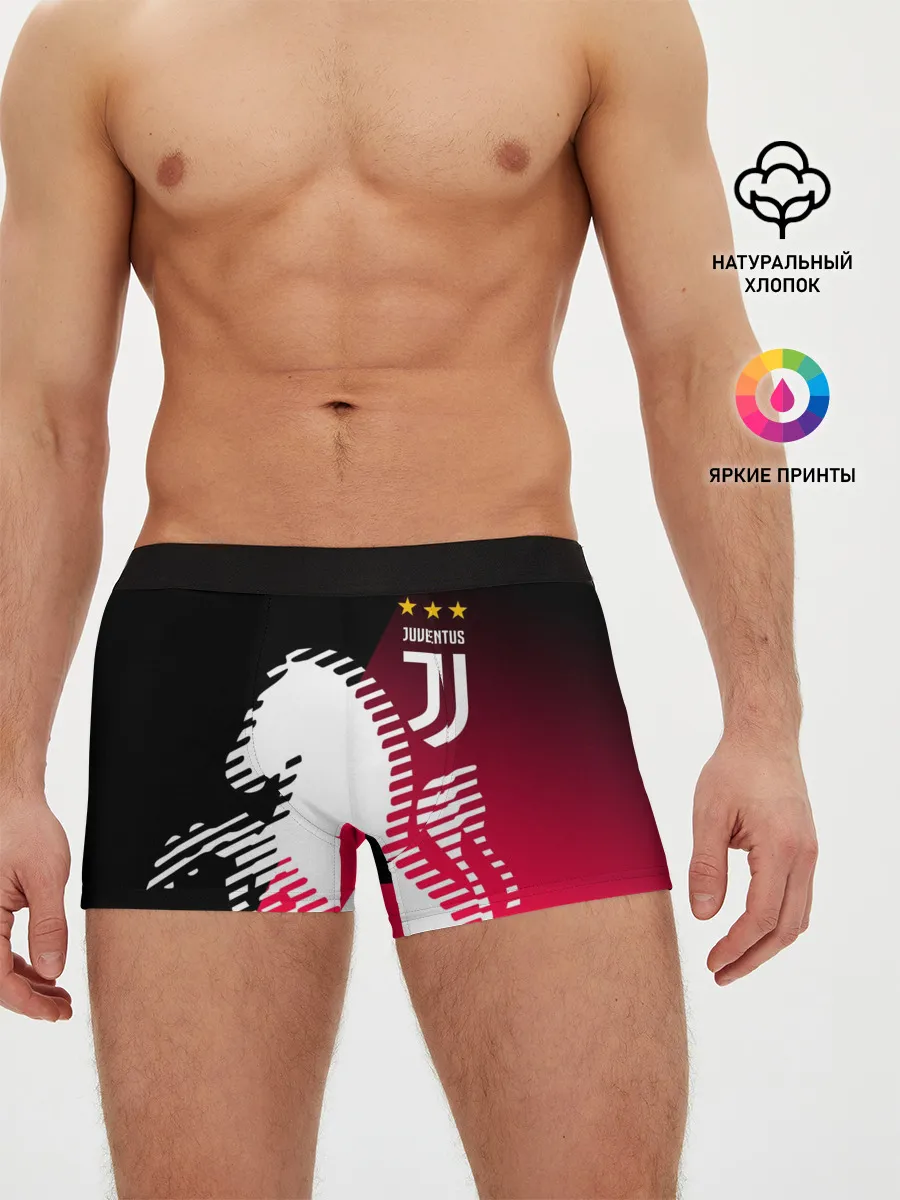 Мужские трусы боксеры / JUVENTUS / ЮВЕНТУС / НЕОН