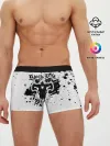 Мужские трусы боксеры / Черные быки брызги Чёрный клевер