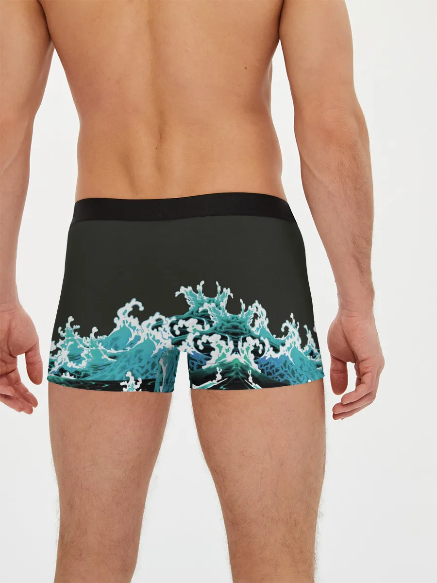 Мужские трусы боксеры / Корабль на Волнах | Кракен