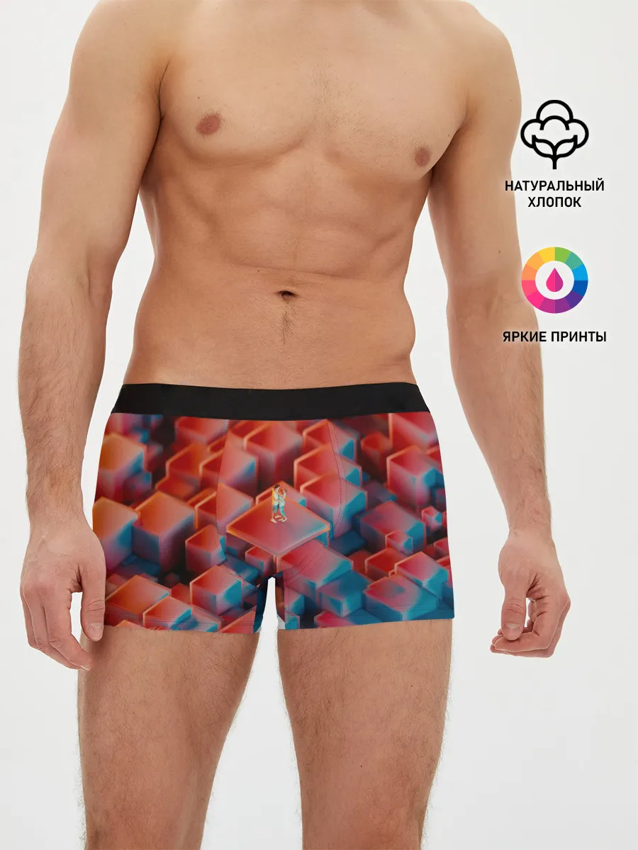 Мужские трусы боксеры / Неоновая пара