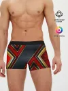 Мужские трусы боксеры / Black & Red 3D