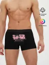 Мужские трусы боксеры / Black Pink Art